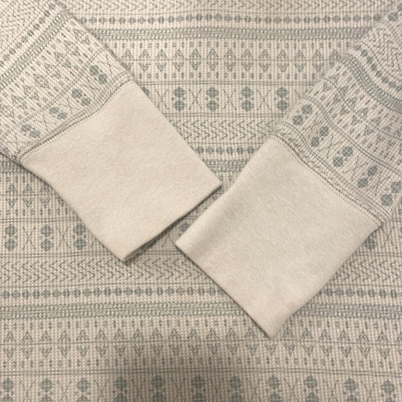 Carhartt Women’s Medium Thermal Henley T Shirt Pullover Green Argyle Size Large - Picture 3 of 7